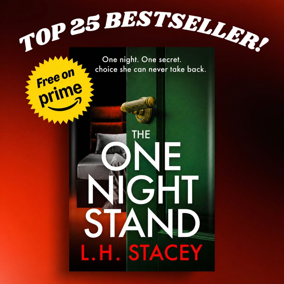 LyndaStacey's tweet image. AMAZON KINDLE BESTSELLER
#1 in Crime Noir
#24 in Amazon Kindle Bestseller Charts
One night. 
One Secret. 
One choice she can never take back.  
Brand new, chilling thriller from bestselling author L.H. Stacey Author!  
amzn.to/3IFPxcl  
#99p #AmazonPrime #thriller 🔪