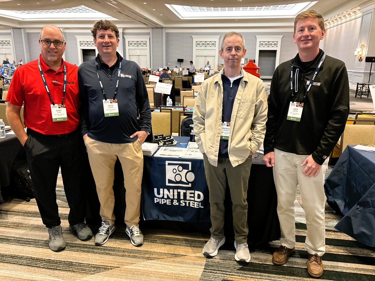 UnitedPipeCorp's tweet image. Our team is at the IMARK Plumbing Annual Meeting in Orlando, where we’re meeting with members and customers, discussing new opportunities, and strengthening ongoing partnerships. Stop by our tables to talk about how we can support your pipe needs and Grow Together!

#Supply #Pipe