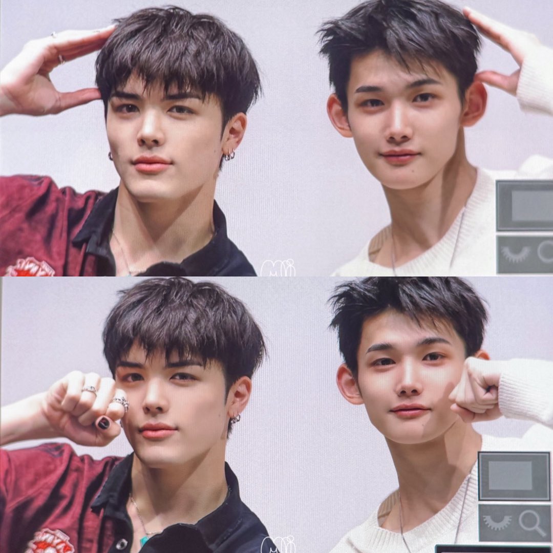 majofile's tweet photo. their hair is so similar right now I love it 😫 https://t.co/eLkCLZ7Jir
