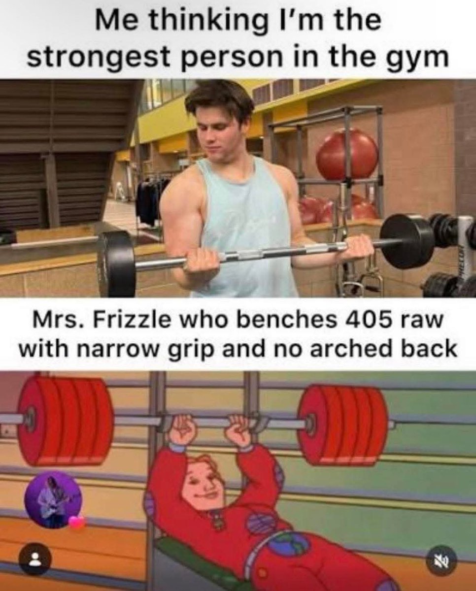 FarmerBoyJon's tweet image. Mrs. Drizzle out performing all of us with no effort.

#gym #gymlife #gain #gains #workout
