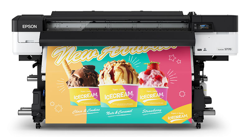 technocio's tweet image. #Tecnología #Epson #ImpresióndeGranFormato #impresoraSureColorS7170 Epson presenta la nueva impresora ecosolvente SureColor S7170: Impresora de cartelería de 64 pulgadas con tecnología avanzada, mayor productividad y bajo costo de inversión. Reafirmando… dlvr.it/TSGm2N