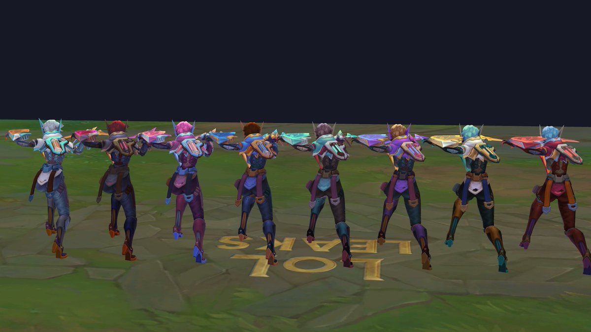 PROJECT: Quinn chromas in-game model - #LeagueOfLegends