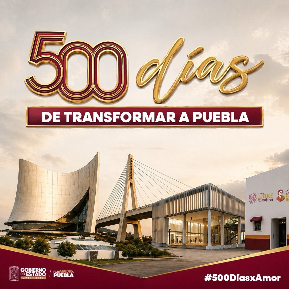 artemisa_laura's tweet photo. 💯 Cuando se trabaja desde el humanismo, se nota en los resultados. Mi reconocimiento al gobernador @armentapuebla_ por estos #500DíasXAmor🫰🏼en beneficio de las familias poblanas.

Transformar es avanzar con certeza al desarrollo #PorAmorAPuebla ✅. https://t.co/wTsywXhkji