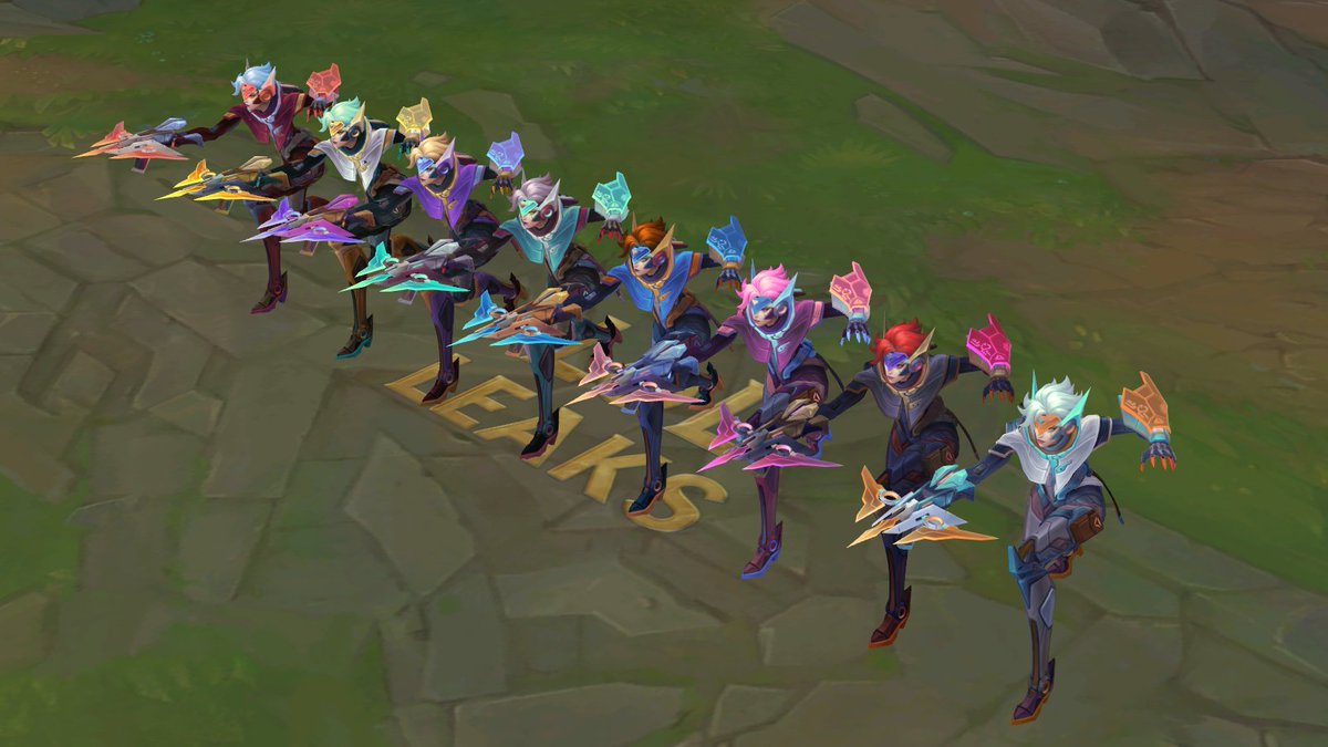 PROJECT: Quinn chromas in-game model - #LeagueOfLegends