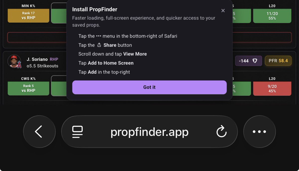PropFinder tweet media