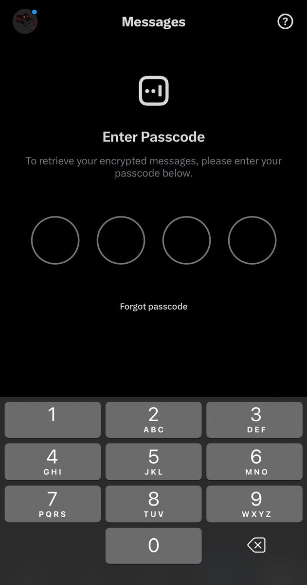 LesseyesLess's tweet photo. loged in just to see that my dms still isn’t working. does somebody have same issue??

please i don’t know any password just let me in my Dms …
(if i press forgot password it just says to set new password and i’m gonna loose all my old messages 😔) @X https://t.co/4bFRd0pJ8F