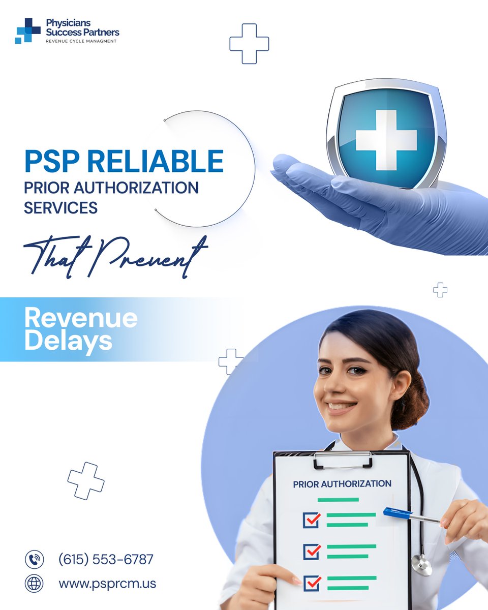 psprcmus's tweet image. Prior auth delays = revenue delays 
Prevent them with reliable PSP services.

#PriorAuthorization #RCM #MedicalBilling #HealthcareFinance #PhysicianSupport