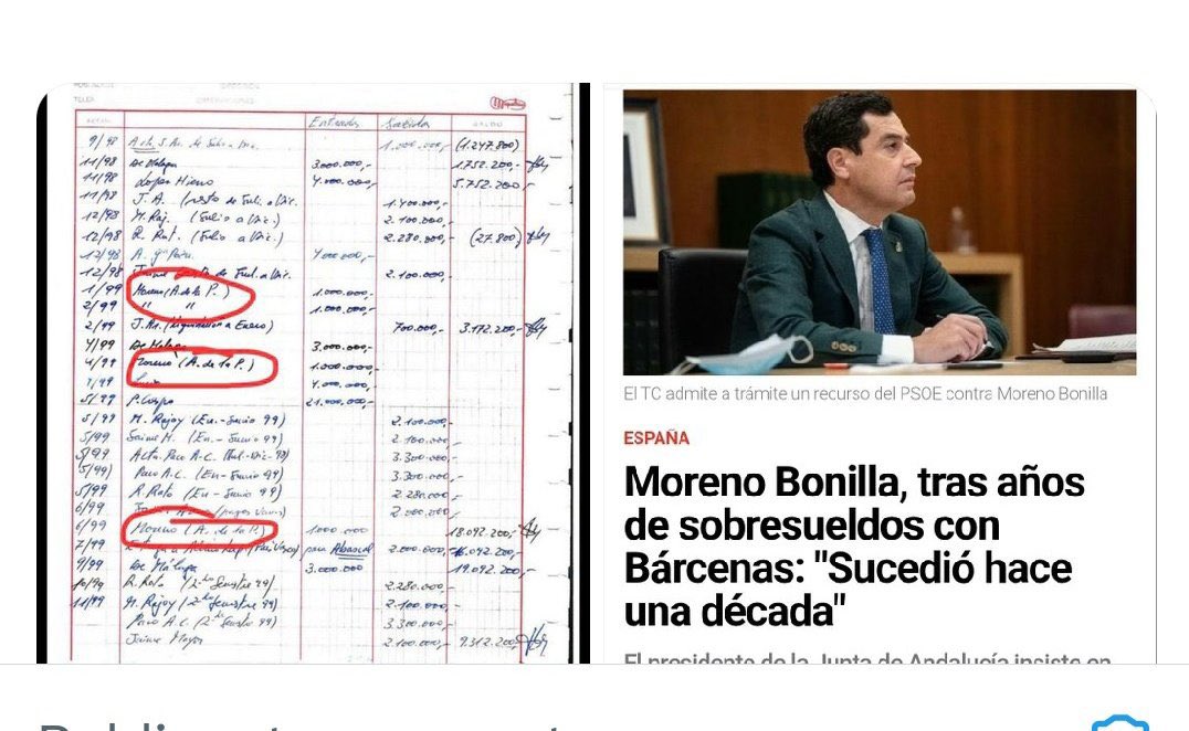 <a href="/JuanMa_Moreno/">Juanma Moreno</a> <a href="/Barbotta/">Héctor Barbotta ⭐️⭐️⭐️</a> No tenemos ningún futuro contigo, Juanma. Todos los servicios públicos están casi extinguidos. Lo más importante, sin sobrevivir no existe futuro. Sin sanidad pública no hay futuro por qué no existe esperanza de vida. Todos los jóvenes se van fuera a trabajar. 👇