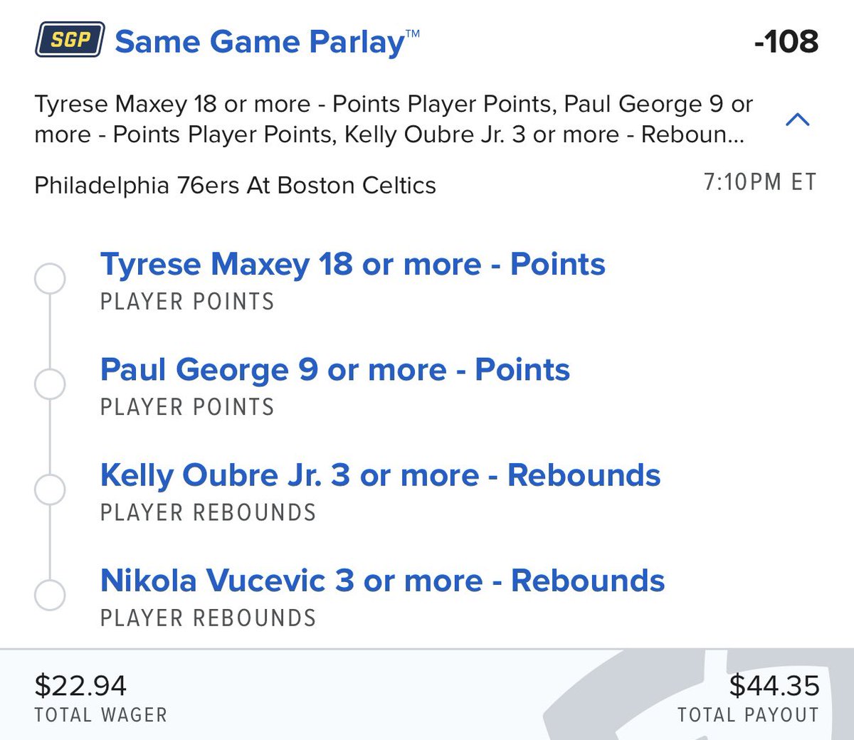 The Parlay Cafe tweet media