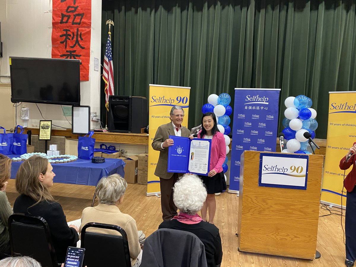 CMSandraUng's tweet photo. I was honored to join @SelfhelpNY to celebrate an incredible milestone: 90 years of helping older adults age with dignity and respect. I’ve seen the impact they have firsthand at their senior housing developments in Flushing. Here’s to 90 more years! https://t.co/z7bH8LxmjP