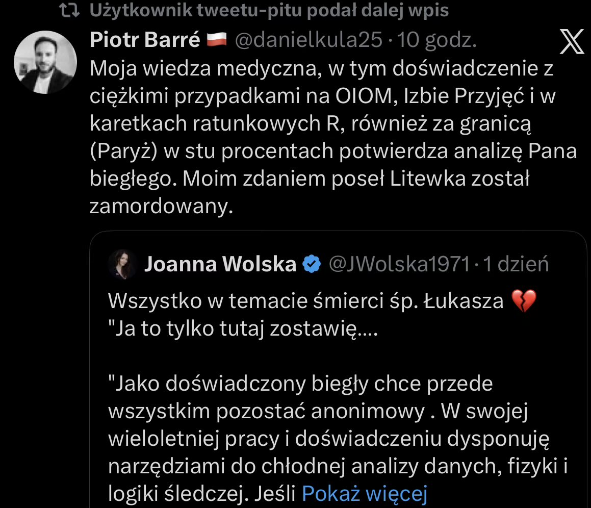 Chciałbym jeszcze zobaczyć ekspertyzę Chrisa Cieszewskiego.