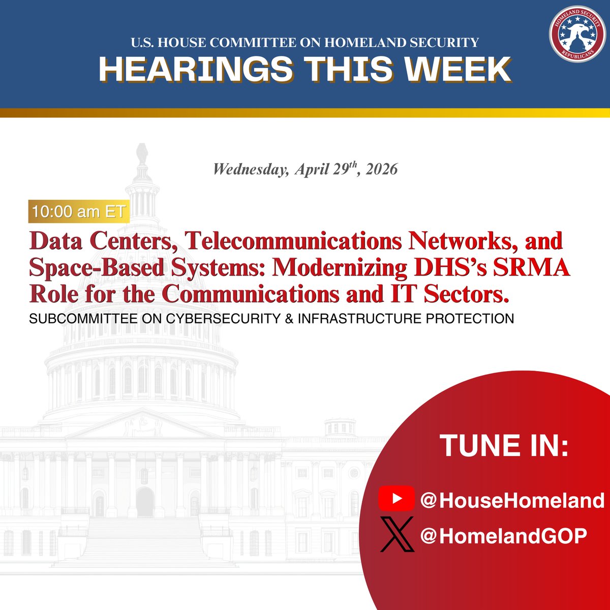 House Homeland GOP tweet media