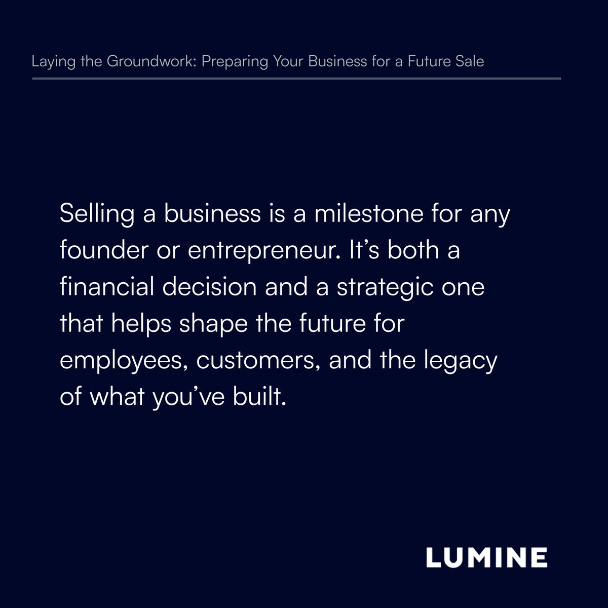 Lumine Group tweet media