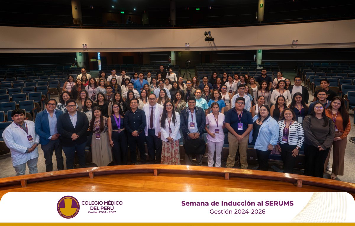 CMP_PERU's tweet image. Estuvieron presentes el Dr. Gustavo Franco Paredes, secretario de Desarrollo Profesional y Científico; y la Dra. Fiorella Marmanillo, secretaria de Médico Joven del CR III Lima.

#SERUMS2026 #MédicoJoven #CMP #VocaciónDeServicio