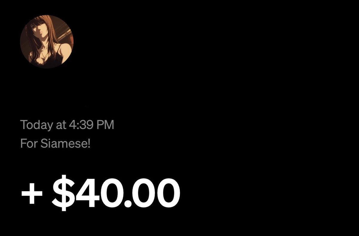 OhJustKiwi's tweet photo. thank you @minjun_aera , very trusted! i went first with mega siamese for cash app!! https://t.co/8FN7Wfc4GB