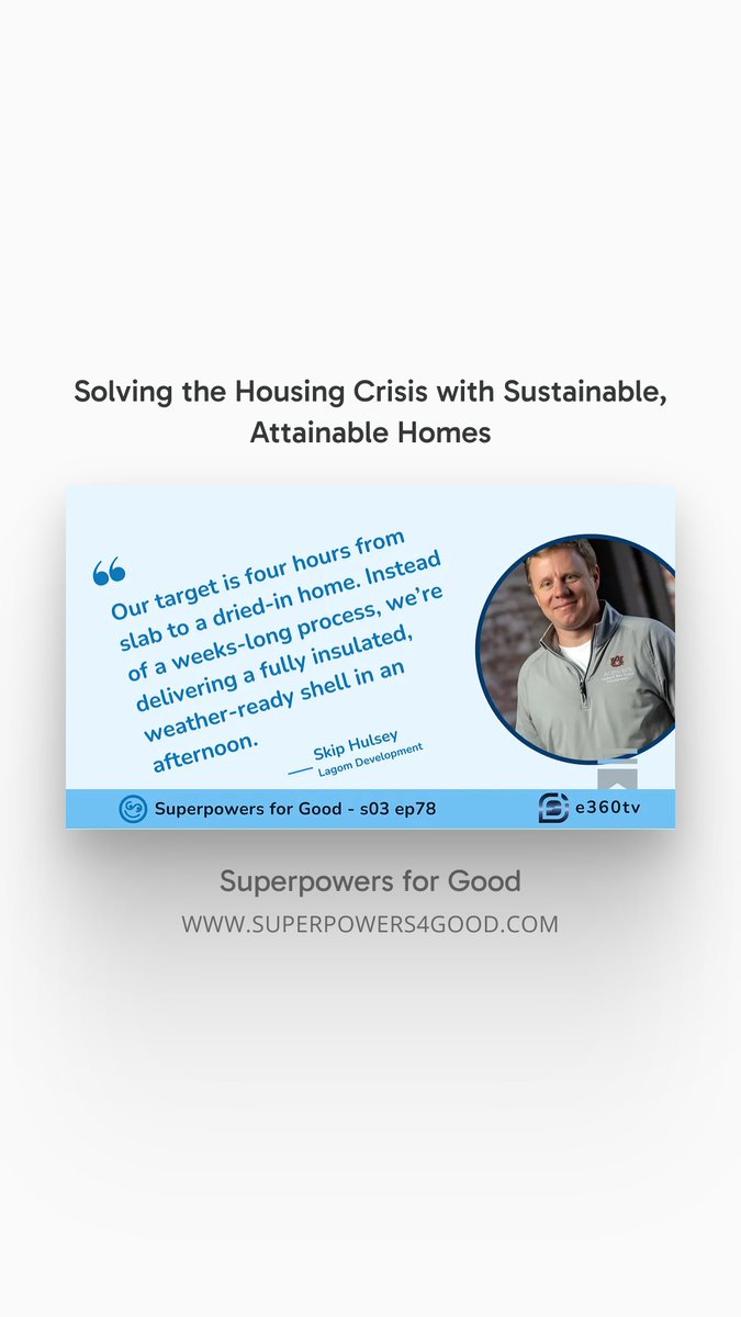 superpowrs4good's tweet image. Lagom Development is rethinking housing with sustainable, fast-built homes that cut energy costs and improve affordability. Founder Skip Hulsey is now raising on @Wefunder to scale the vision nationwide

superpowers4good.com/p/solving-the-…

#HousingInnovation #Crowdfunding #SustainableLiving