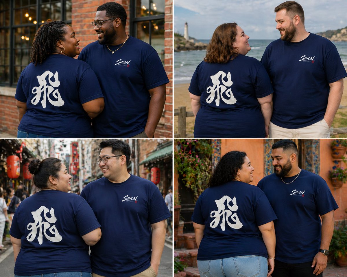 ShionShibata2's tweet image. 似合うかどうかは、
体型じゃない。

3Lまであります。

#プラスサイズ #書道デザイン #Tシャツ