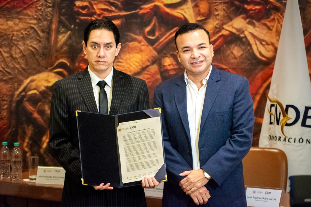 ENDE Corporación tweet media