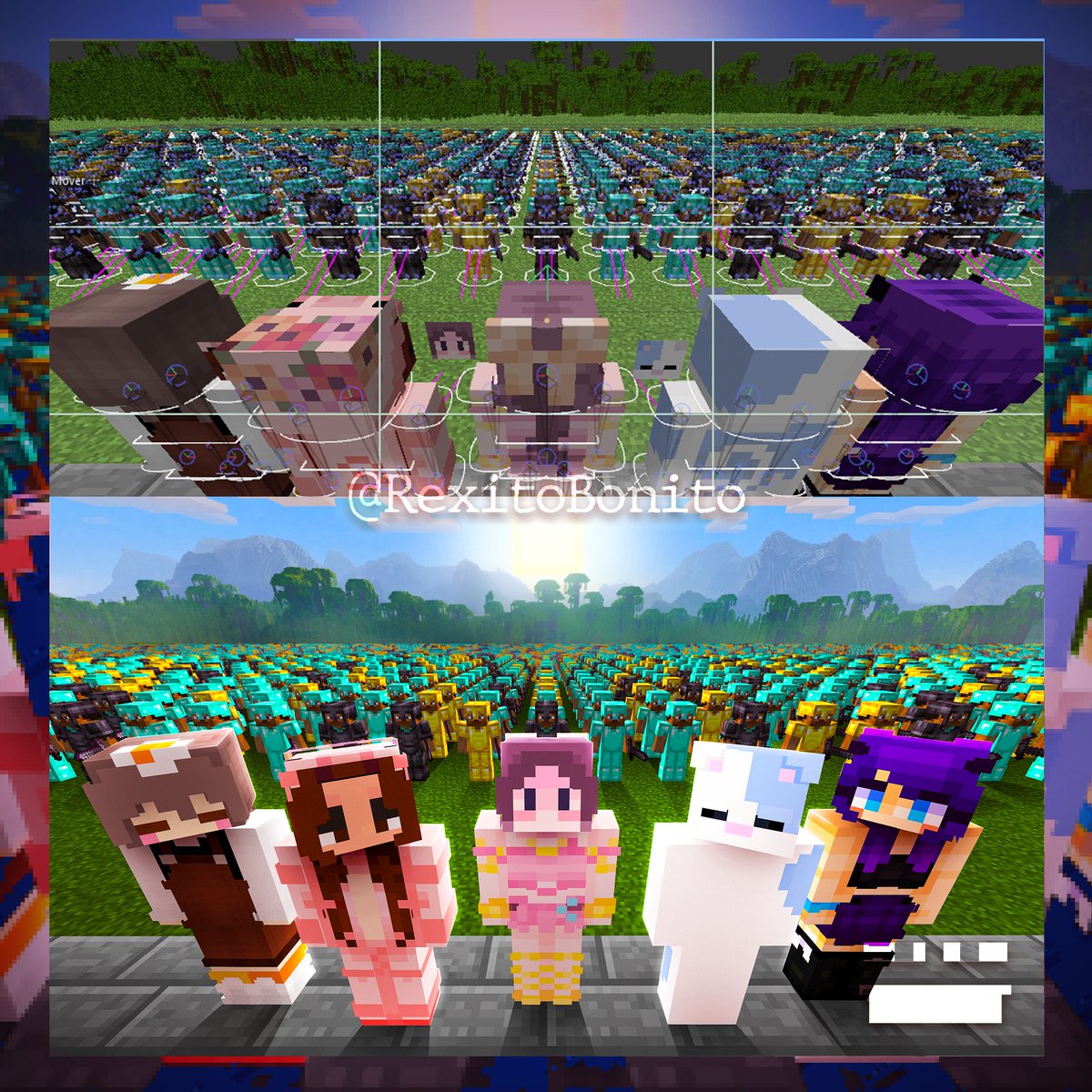 rexitodesign's tweet image. Thumbnail #37 - "Morras vs Army"    

Cliente: @Conterstine 

(my pc imploded)

#Thumbnail #Minecraftthumbnail #minecraft #miñatura