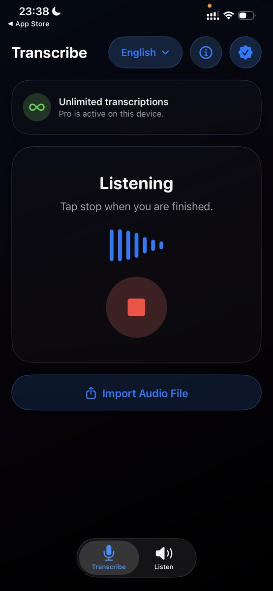 dimarus's tweet photo. Big update for VOTT today! 🛠️
Turned a simple transcription app into an AI powerhouse.
✨ Studio-quality AI voices for TTS
✨ 1-tap text cleanup &amp; summaries
✨ Local, privacy-first processing

Grab it here and let me know your thoughts! 👇

https://t.co/rzAKSZStue

#iosdev https://t.co/txKbURPnVH
