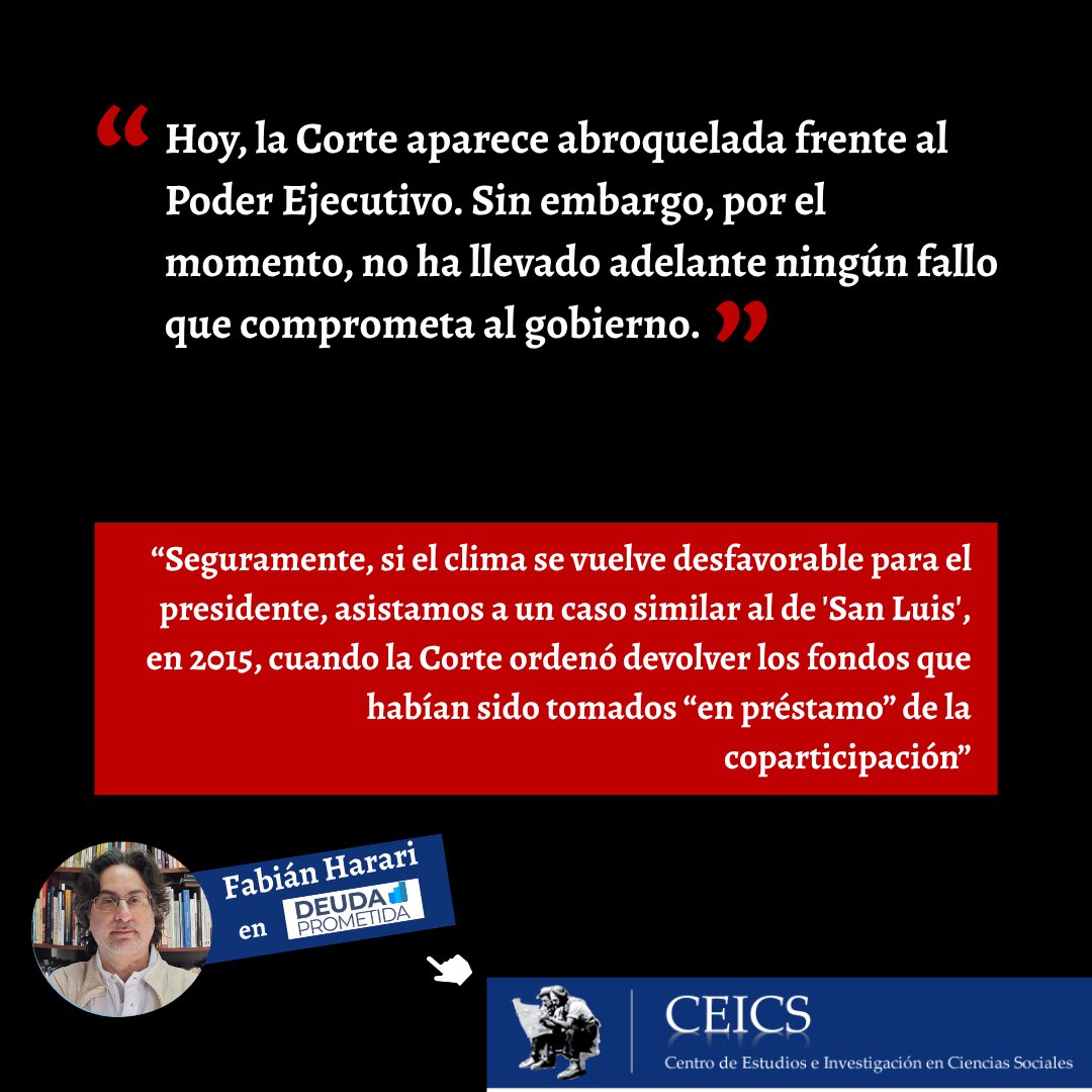 Prensa_CEICS's tweet photo. ⚖️"La soberanía eminente: la Corte Suprema y la política argentina"

🗞️Nota de Fabián Harari en @DeudaPrometida 

Nota completa: https://t.co/SezsXpNatB https://t.co/d5HjIx1KKu