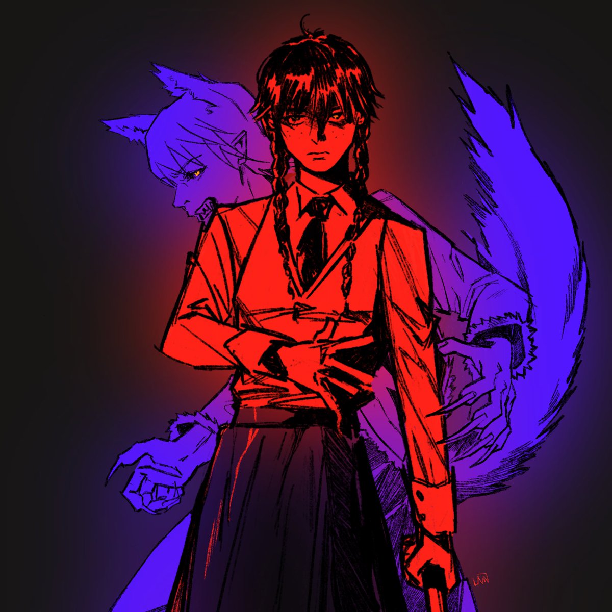 Two beasts in Paris 
#wenclair