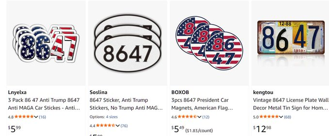 @MeidasTouch #Amazon sells 8647 decals.