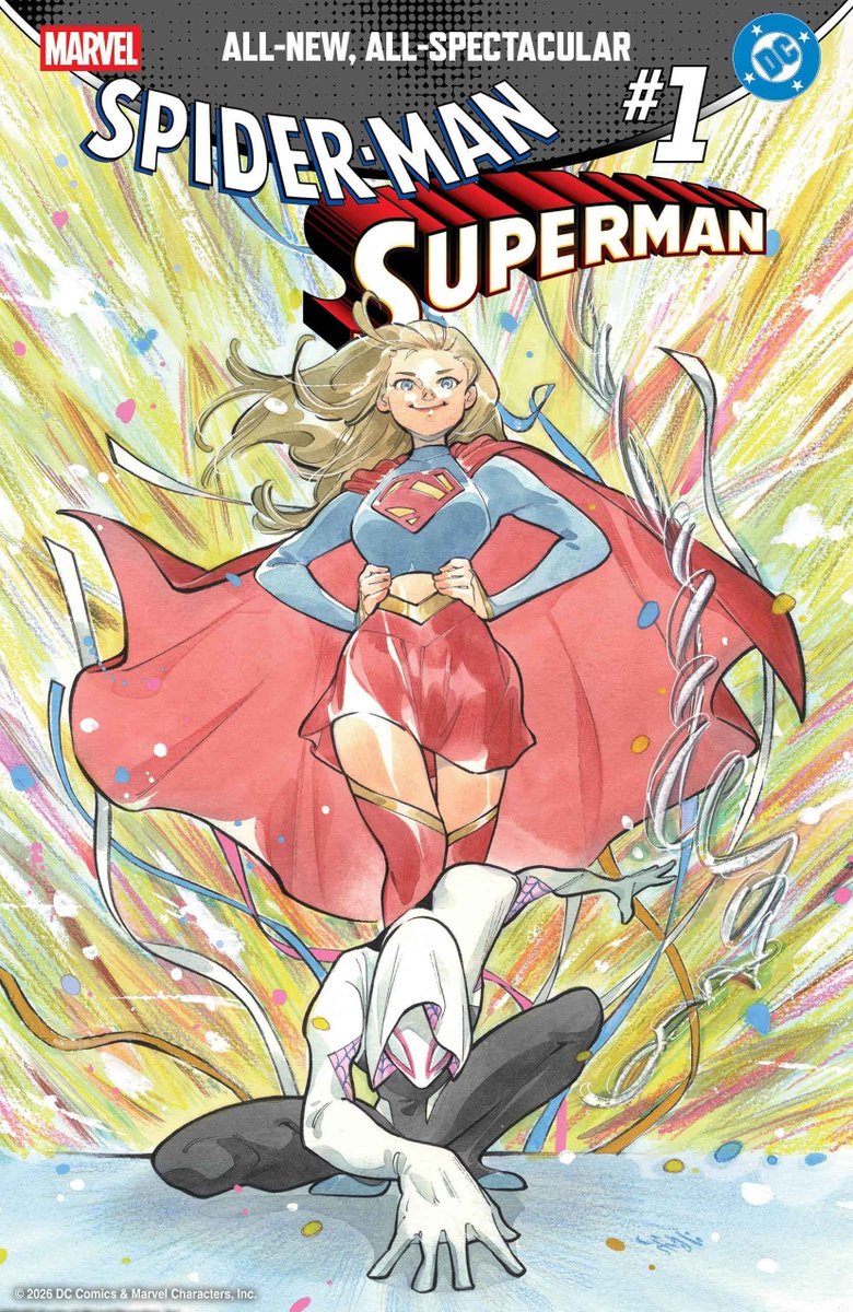 SupergirlRadio's tweet image. Turns out, we need to reschedule our discussion about DC/Marvel: Spider-Man/Superman (2026-) #1 so we will aim to go LIVE [and WIRED] on Wednesday, April 29 at 9:00 p.m. Eastern.

Join us: → bit.ly/4n564GD 

#Supergirl #DCComics