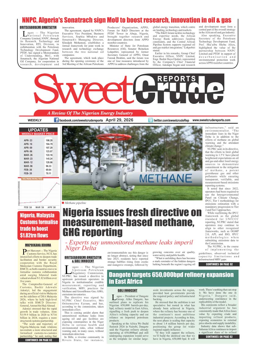 SweetCrude Reports tweet media