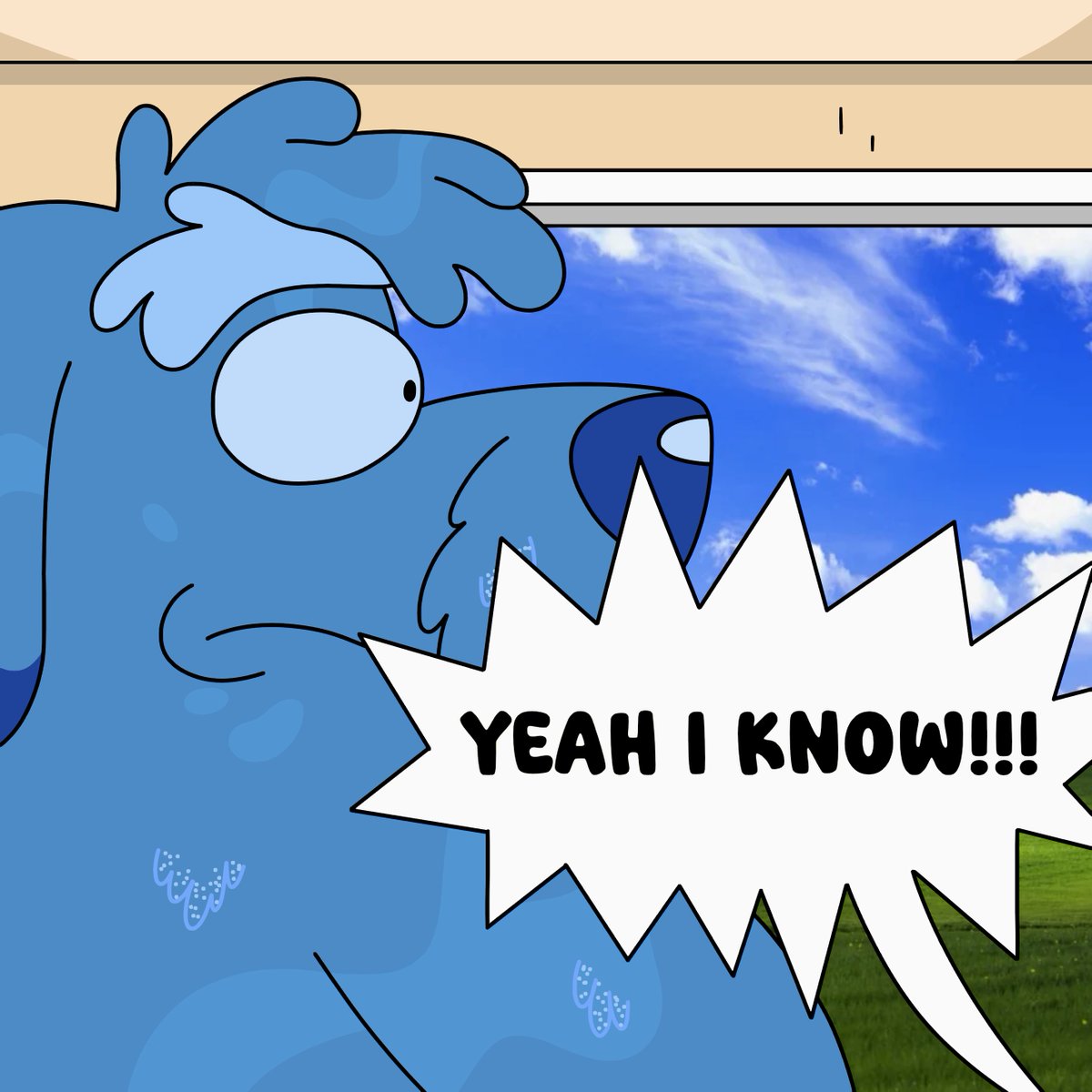 siriley200's tweet image. Sprout hates it when his spring colours come out, also i cba to draw an environment background so i used the windows xp background lol #CartoonArt #cartoonstyle #cartoon #ArtistOnTwitter #arttwt #oc #Anthro #anthroart #furryart #cartoondog #dog