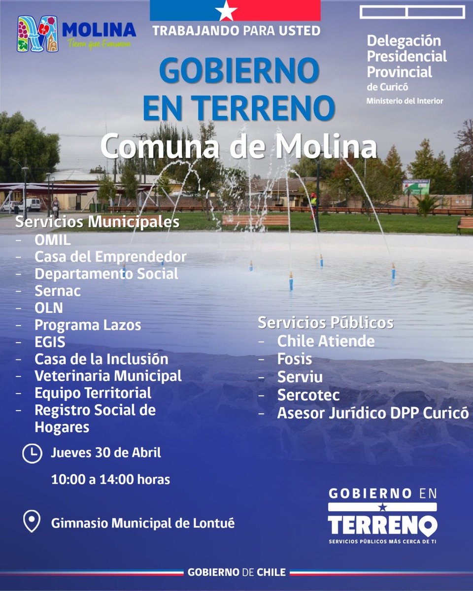 Delegación Presidencial Provincial de Curicó tweet media