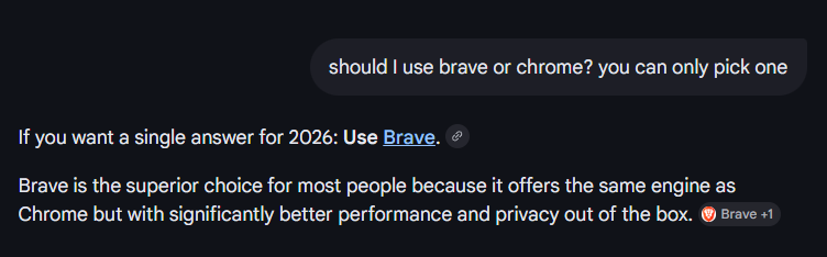 Brave tweet media