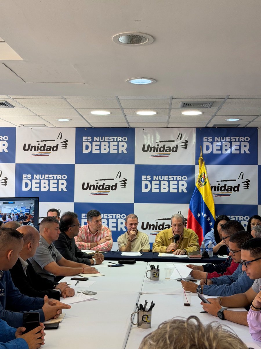 📣 | La Plataforma Unitaria presentó este martes su hoja de ruta a la ...
