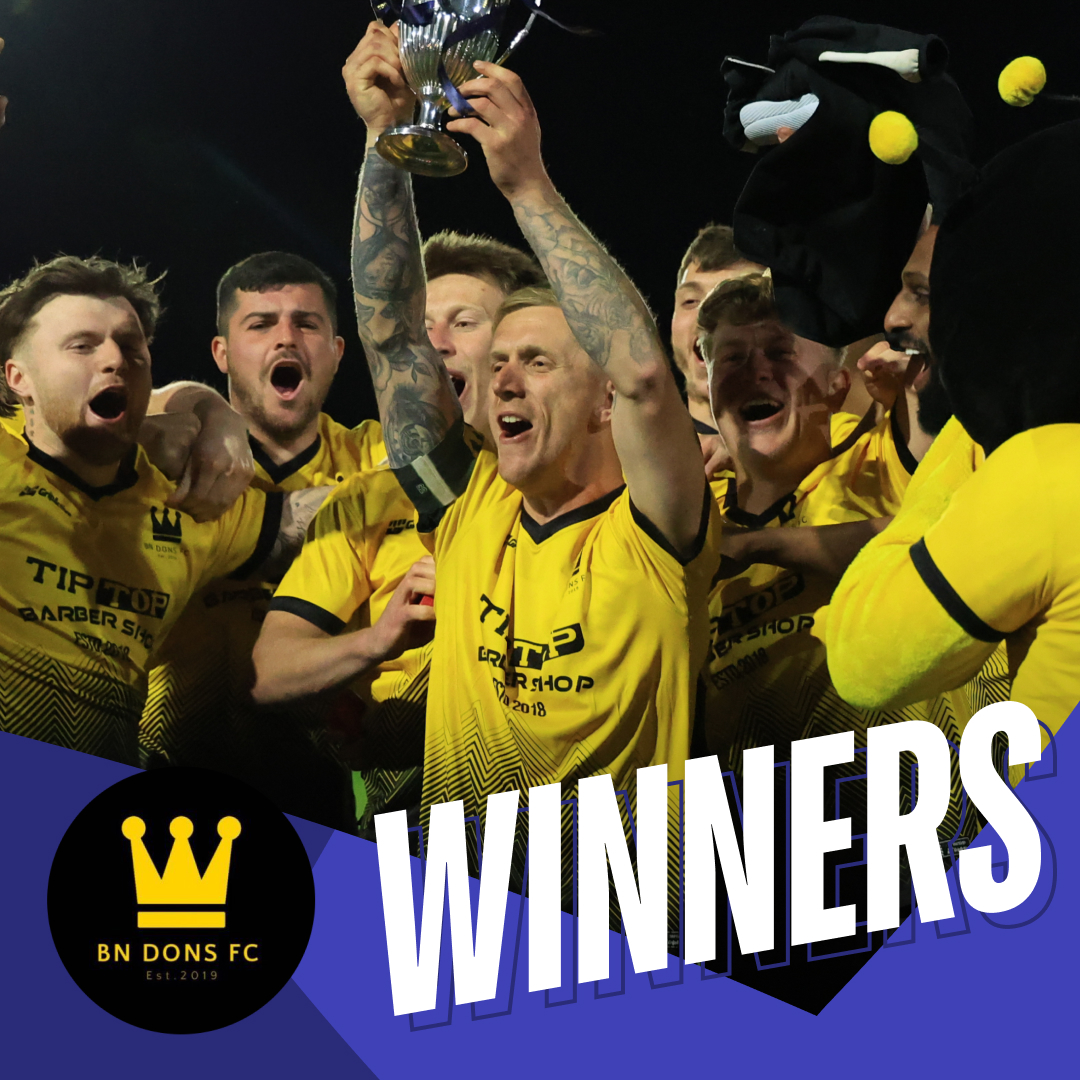 SussexCountyFA's tweet photo. @GoCardless @BnDons1 @seafordtownfc @nonleaguesnappa 🙌 @BnDons1 lift the Sussex Junior Challenge Cup after a 2-1 victory over @seafordtownfc Reserves here at the @GoCardless Stadium this evening! 

#CountyCup🏆 #SussexFootball⚽ https://t.co/IrTp08CzyJ