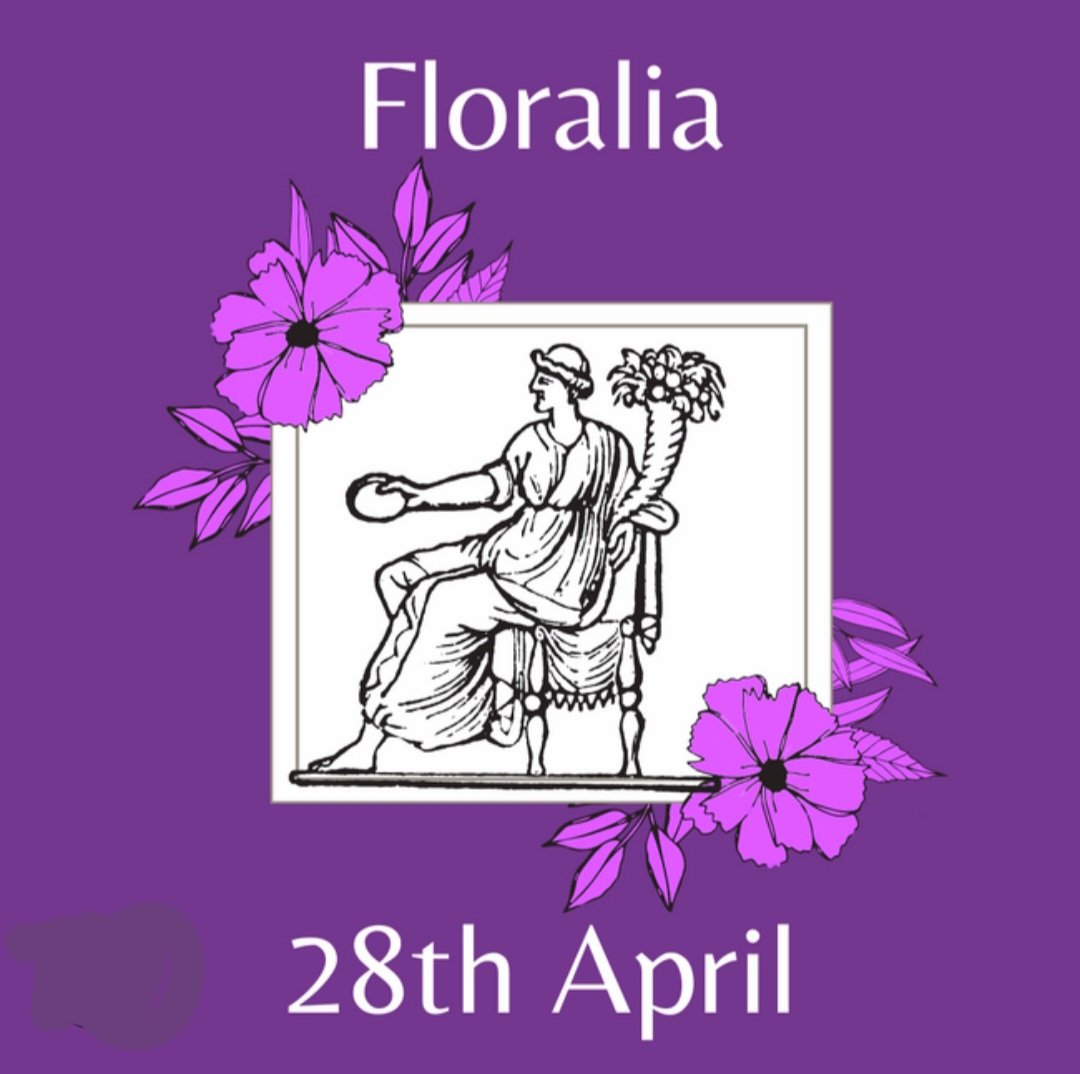 antinousgaygod's tweet photo. 🪷 Starting 27 April (28 April in the Imperial era), Romans celebrated the #Floralia festival of Flora, goddess of flowers, actors, sex workers, comedies, comic theatre. Make libations of milk and honey to Flora and #Antinous. Full details here: https://t.co/OUOjjCFx2Y 🪷 https://t.co/c6Fazi5MD6