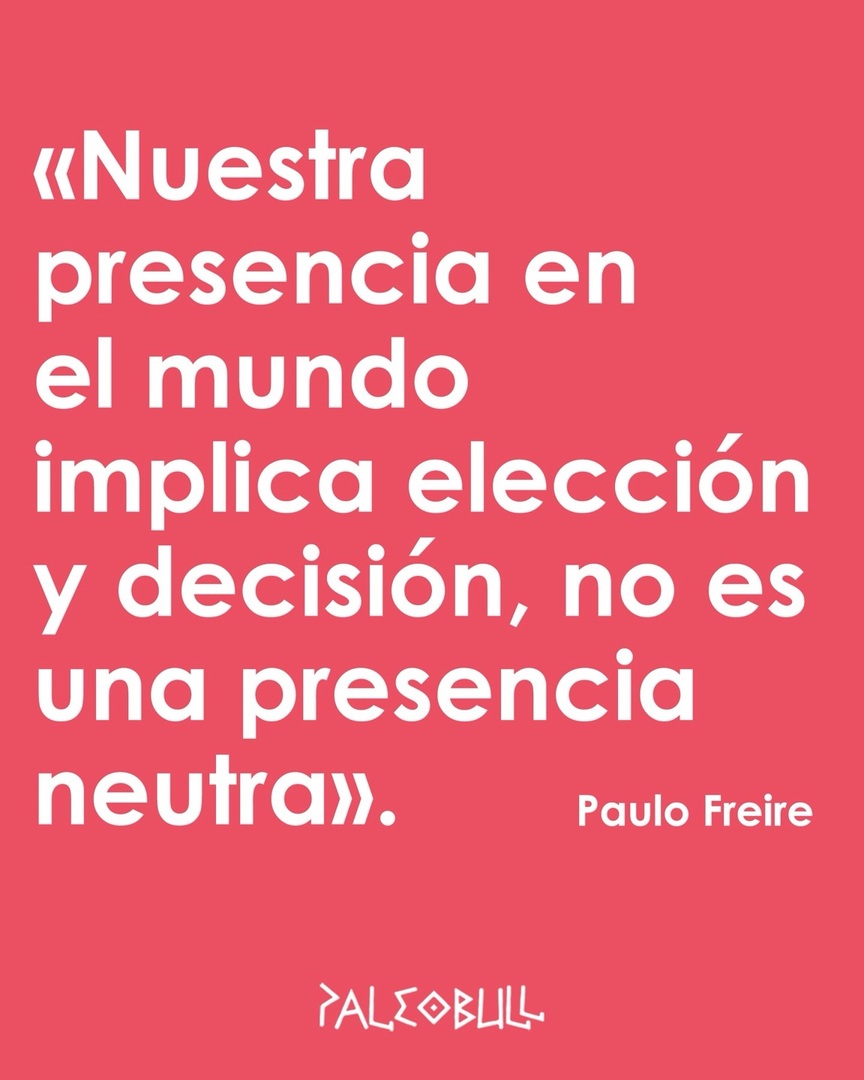paleobull's tweet photo. Despedimos el día con una reflexión del gran pedagogo y filósofo brasileño Paulo Freire.

Porque nuestra evolución y nuestra consciencia nos hacen tener una responsabilidad en todo el desarrollo del mundo. A estas alturas de la vida, no podemos quedarnos… https://t.co/lNlooSLOvt https://t.co/EddNylnRvD