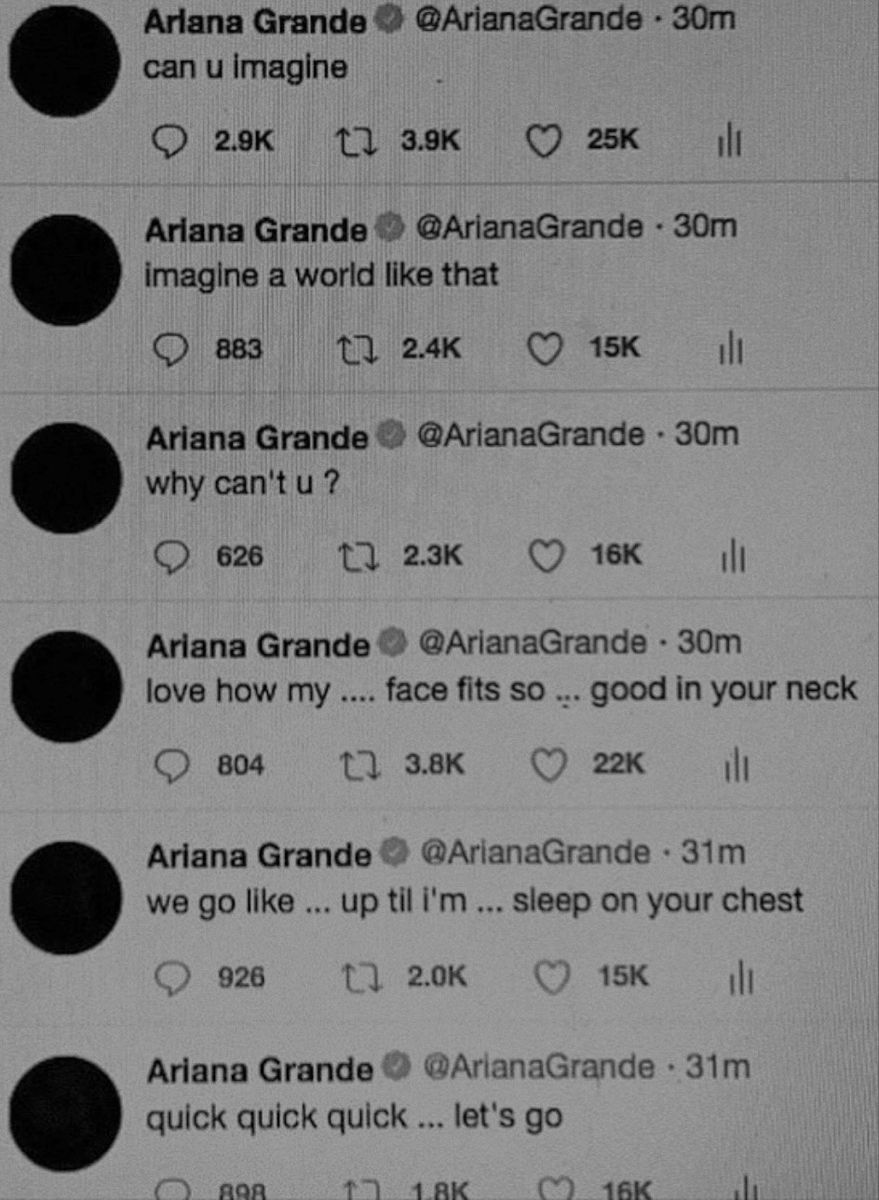 Ariana Grande tweets ♡ tweet media