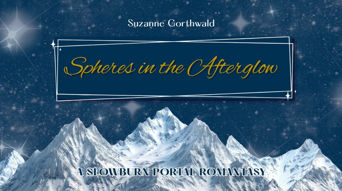 SuziGorthwald's tweet image. Introducing :  ✨Spheres of the Afterglow✨

a slowburn portal romantasy

💫dual POV
💫VERY slow slowburn
💫cozy fantasy but emotionally devastating
💫forced proximity
💫intellectuals being dumb together
💫trilogy potential

#W #A #RF #questpit