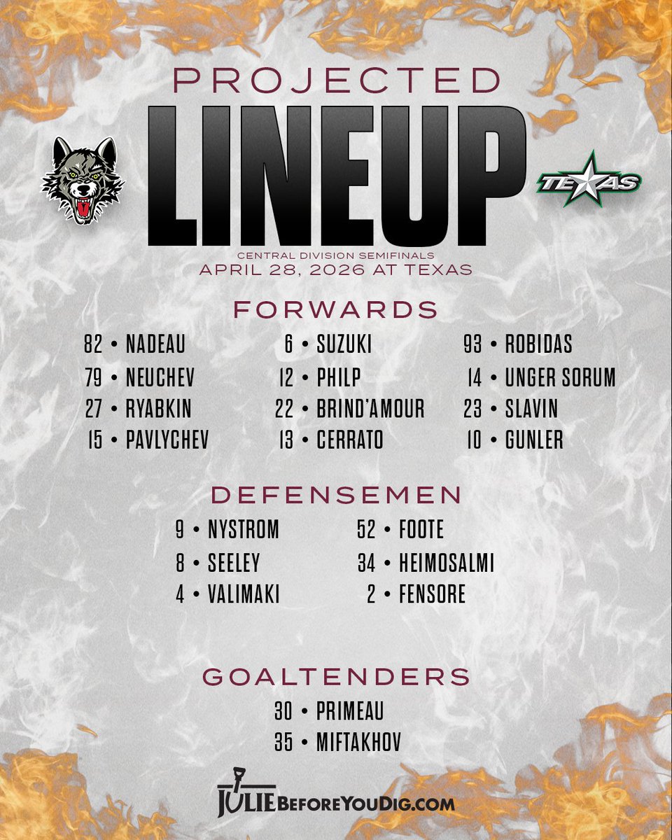 x- Chicago Wolves tweet media