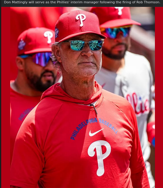 demodisping's tweet image. #Yankees - Donny Baseball takes over as temporary manager for the Phillies