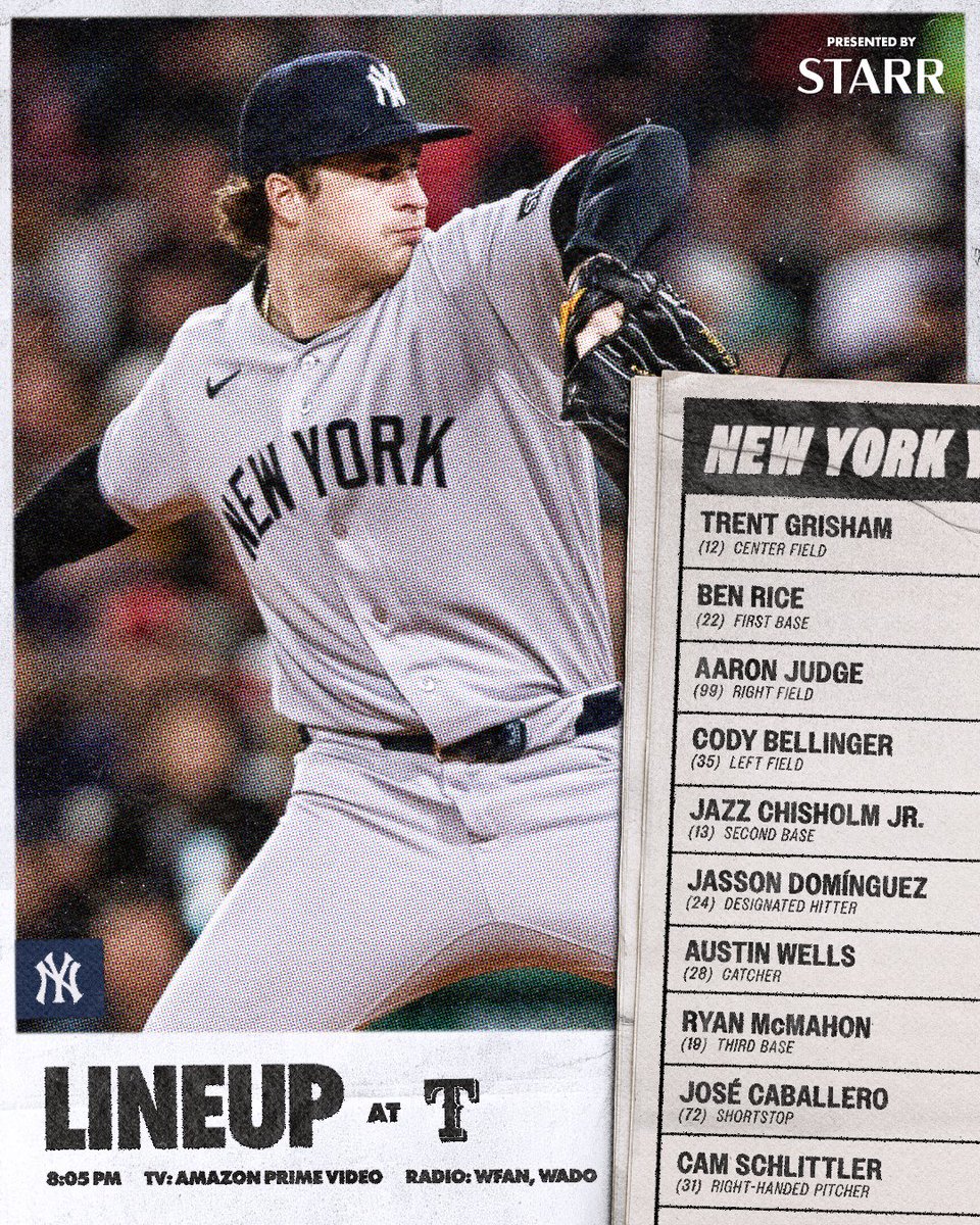 Yankees's tweet image. Tuesday in Texas. 

#RepBX