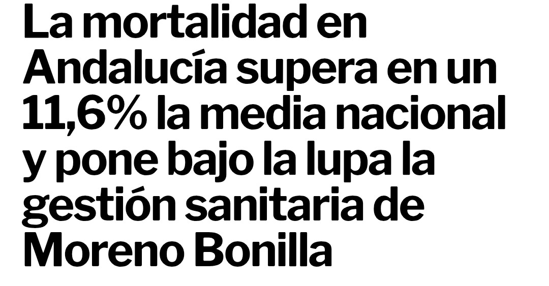 <a href="/JuanMa_Moreno/">Juanma Moreno</a> <a href="/Barbotta/">Héctor Barbotta ⭐️⭐️⭐️</a> No la merece, aún hay andaluces vivos y no resistirán otro pogromo como el de los cribados, nacerán niños que merecen la prueba del talón y habrá enfermos de cáncer que no merecerán la crueldad inhumana del abandono, no,  para que la vida prospere, cuando más lejos estés, mejor.