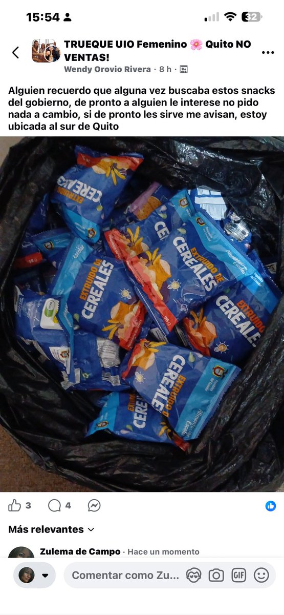 zdecampo's tweet photo. Qué es esto? Alguien puede explicarlo? Por qué una persona pública que tiene estriado de cereales que forman parte de las raciones escolares del Estado ecuatoriano para los niños, que además lo pagamos todos??? @DanielNoboaOk  @MinGobiernoEc @MinisterioSaludEcuad https://t.co/jlh2IjLjb6