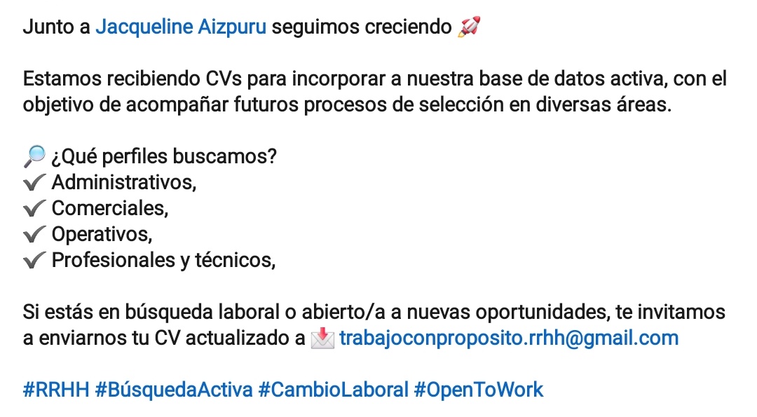 #Trabajo #Hiring #Bariloche #Argentina #Vacantes #BaseDeDatos