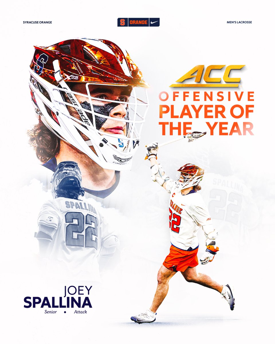 CuseMLAX's tweet photo. The ACC Offensive Player of the Year

Joey Spallina.

#HHH x #LikeNoOther https://t.co/3d4p23NvZk