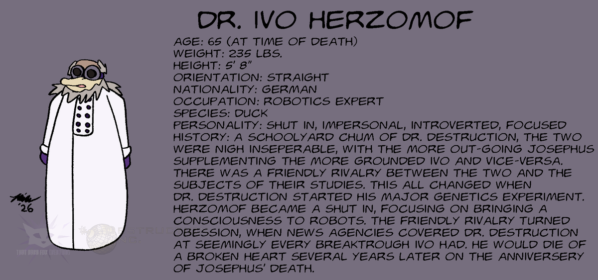 Sly_Mr_Fox's tweet image. new Destruction Inc. bio

Find whole chapters at my Tumblr: tumblr.com/blog/thatdarnf…

#furry #anthro #webcomic