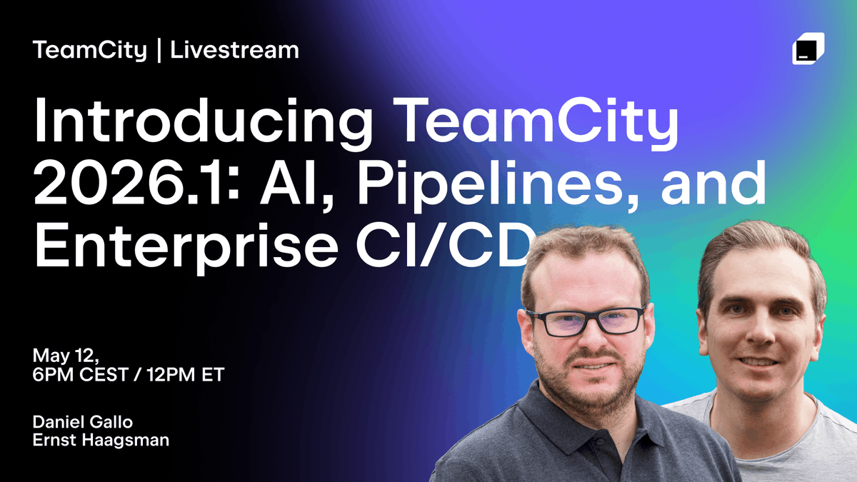 JetBrains TeamCity tweet media