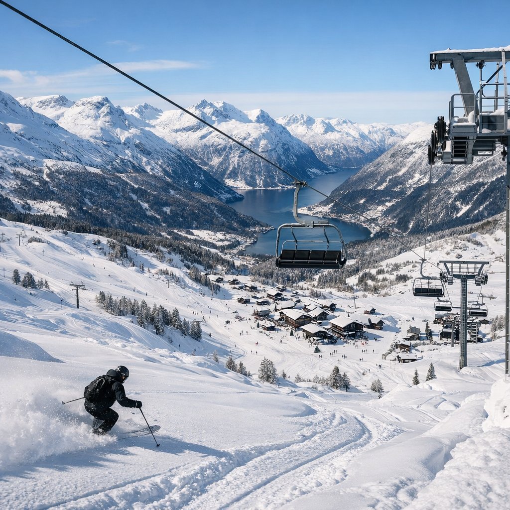Pwdrfindbigmac's tweet image. 🏔️ Powder hounds, rejoice! Stryn Sommerski in Vestland is on fire with an epic powder score of 84/100! Expect a dreamy 16cm of fresh snow! Confidence level: a solid 88%! Don’t miss out on the thrill! 🎿❄️ #powder #skiing #WinterWonderland powderfinder.bigmac-attack.com/resort/stryn-s…