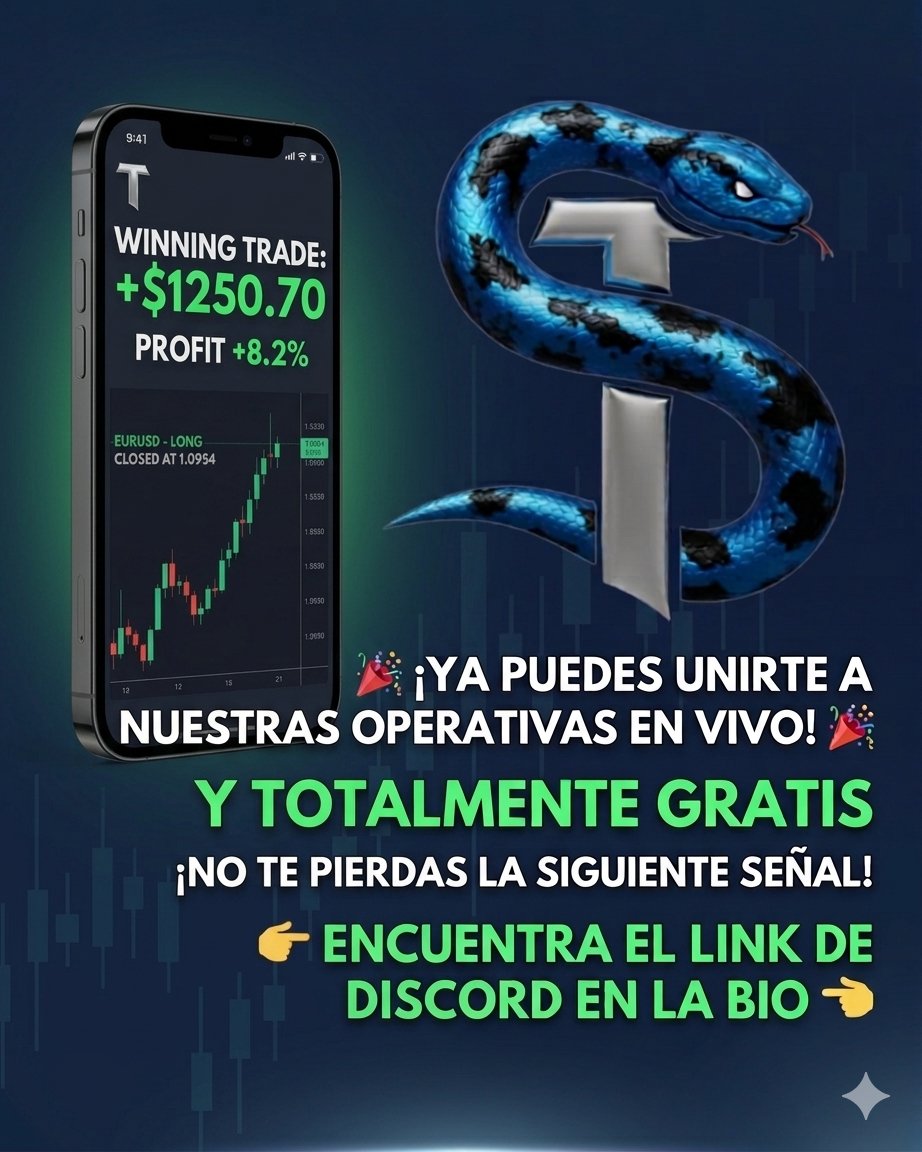 SlangeTrading's tweet photo. ¡Así se recupera una sesión!🔥
​De un stop loss ayer a +150 pips hoy. El trading es de probabilidades y hoy ejecutamos a la perfección. No dejes que una pérdida nuble tu proceso.
​👇 Operativa GRATIS en Discord
Link en mi bio para unirte. 🚀
​#Trading #GER40 #Pips #SlangeTrading https://t.co/I3ZuukWVFB