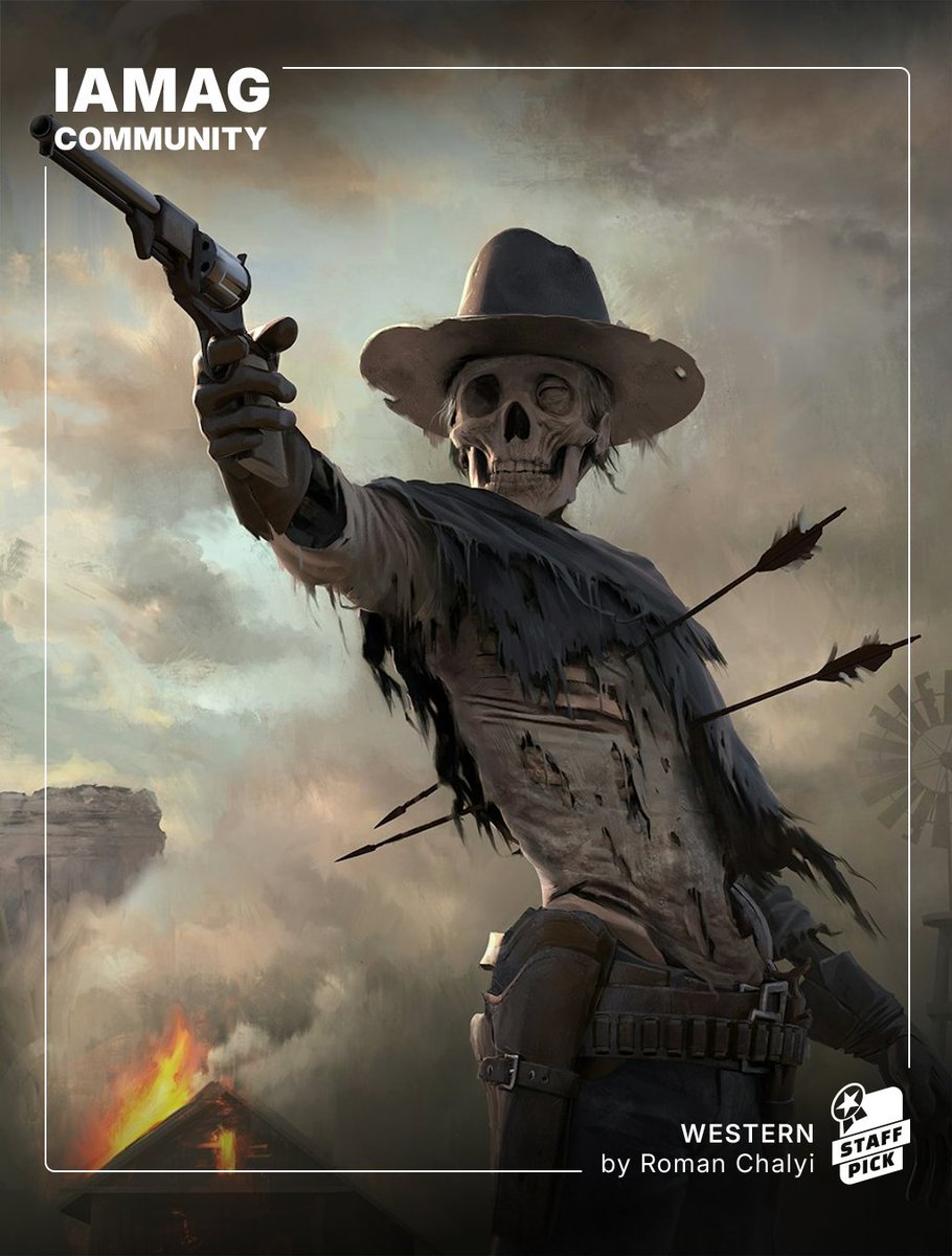 iamagco's tweet image. New IAMAG Community Staff Pick - Western by Roman Chalyi

Check the full version and submit your art on IAMAG Community - itsartm.ag/iamag-community

#art #artist #western #illustration #digitalartist #fantasy #iamag #iamagcommunity #digitalart #conceptart